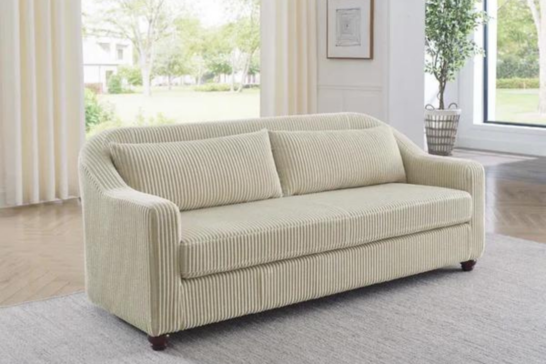 Upholstered Corduroy Couch