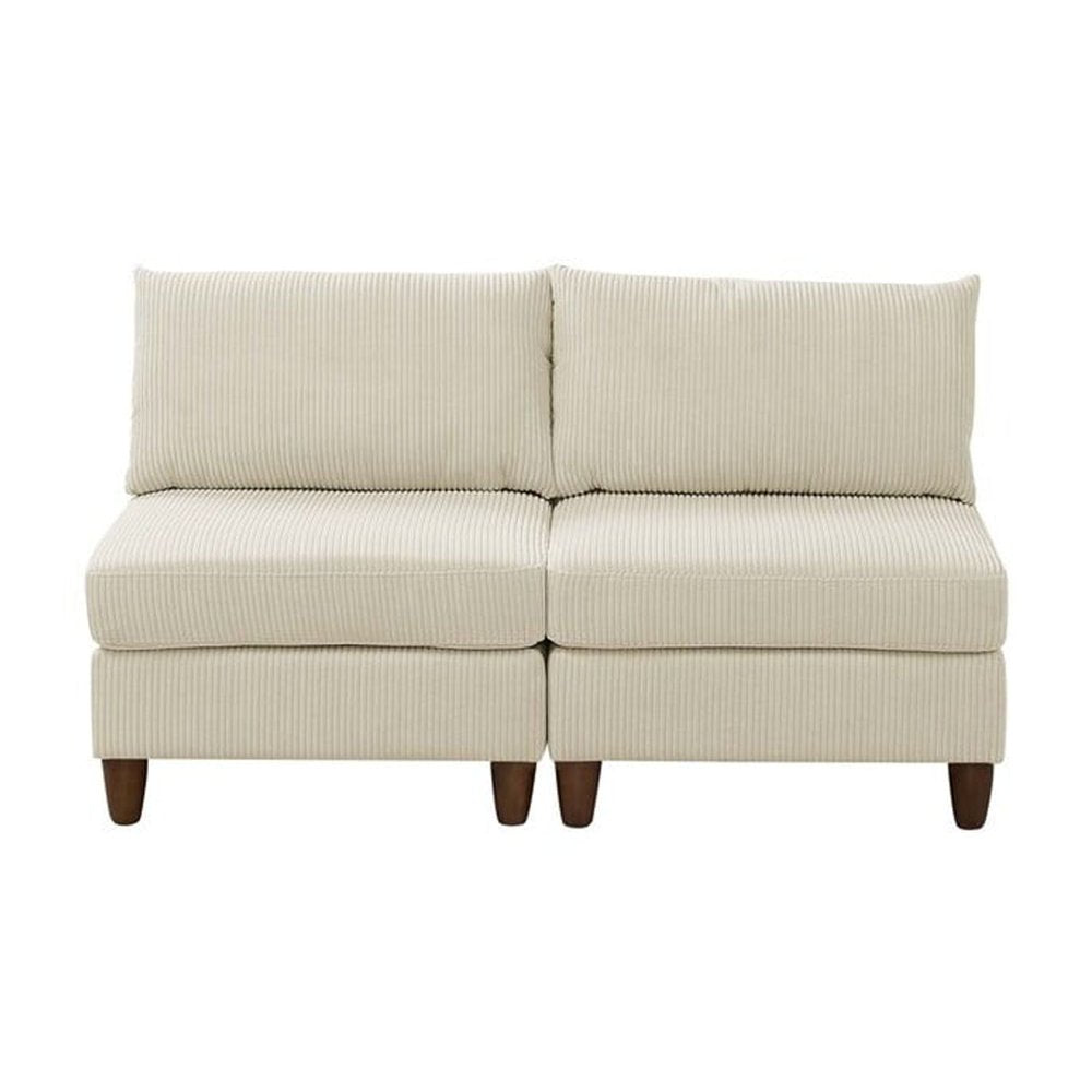 Furniture Linett 59'' Upholstered Corduroy Loveseats