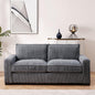 3 Seater Luxe Oversized Corduroy Couch with Sleek Design