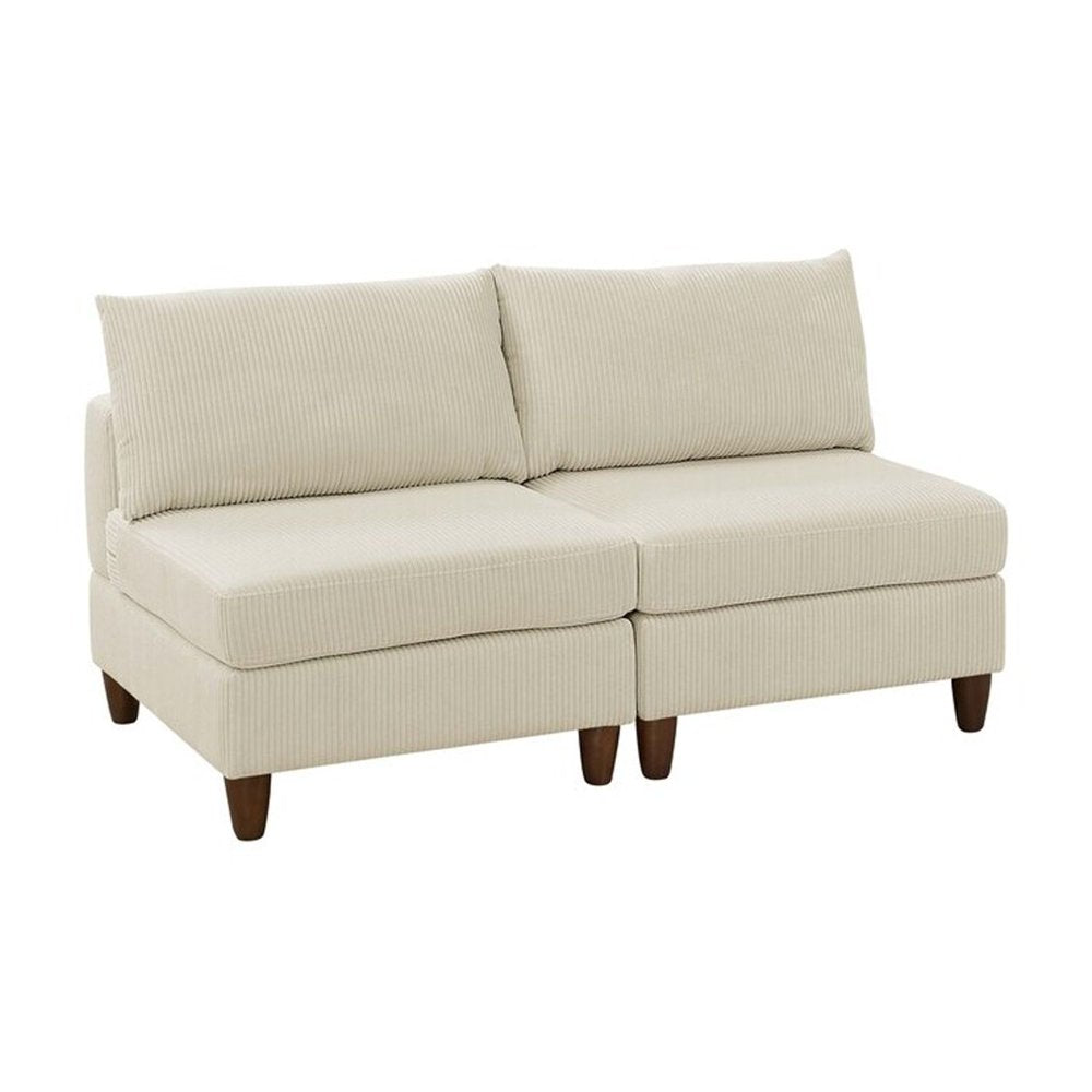 Furniture Linett 59'' Upholstered Corduroy Loveseats