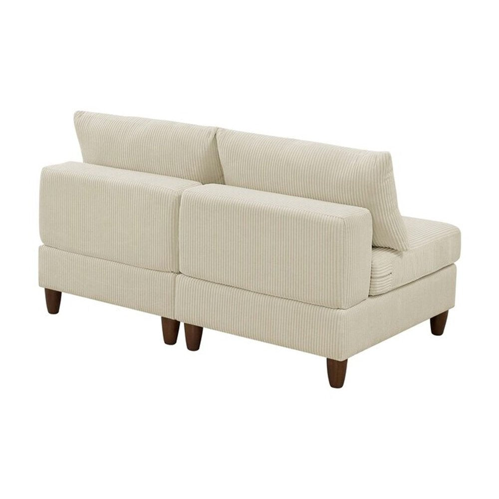 Furniture Linett 59'' Upholstered Corduroy Loveseats