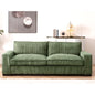 3 Seater Luxe Oversized Corduroy Couch with Sleek Design