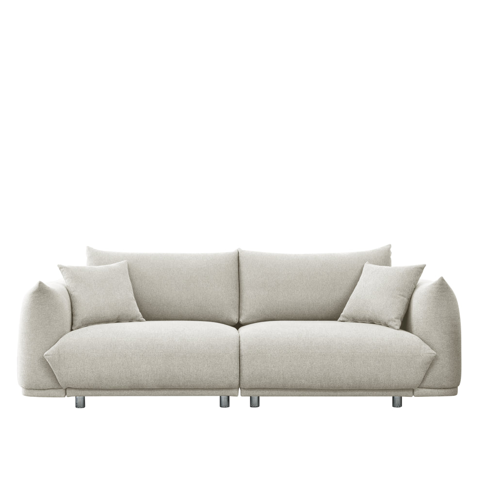 90.5" Large 3 Seat Elegant Oversized Corduroy Couch