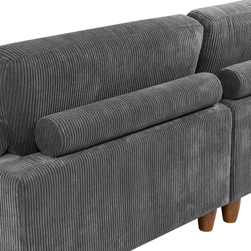 Harbor Luxe 6 - Piece Corduroy Sectional