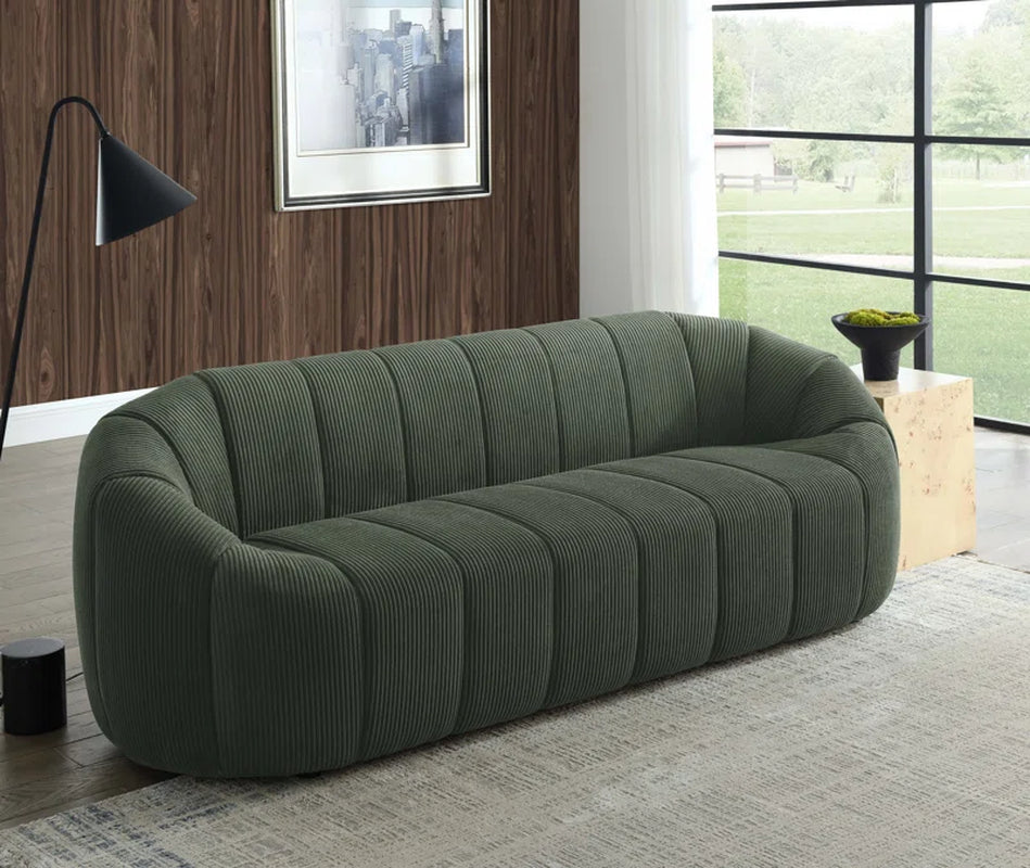 Merriex 90'' Upholstered Sofa Corduroy Couch