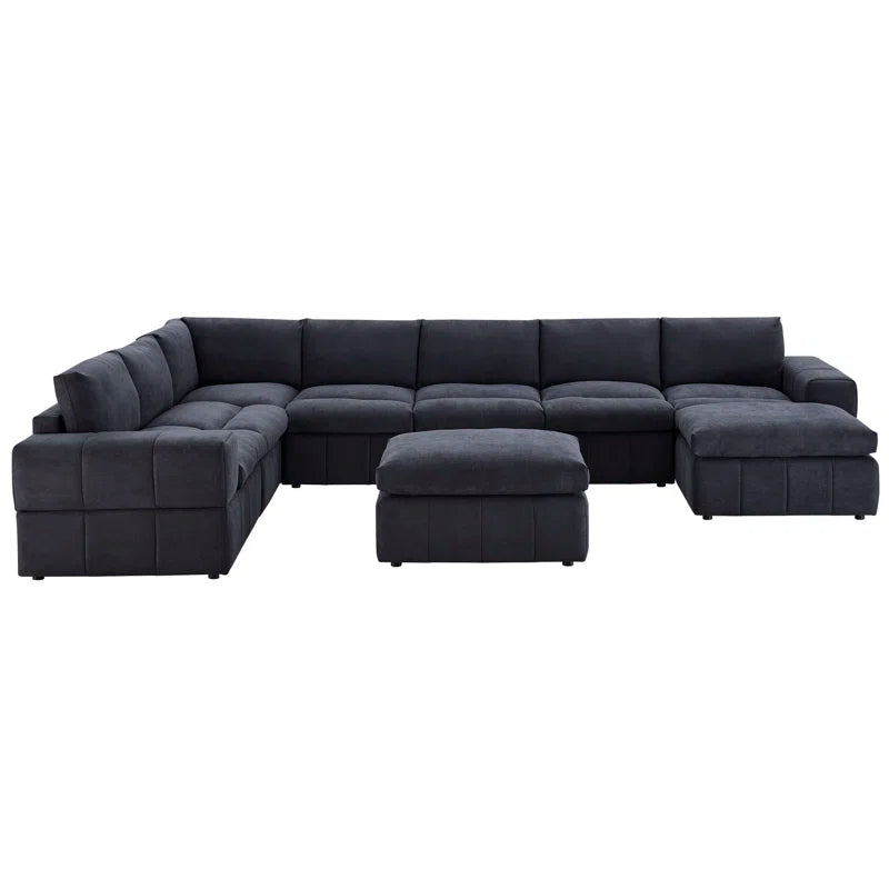 Stratosphere 9 - Piece Contemporary Modular Sectional