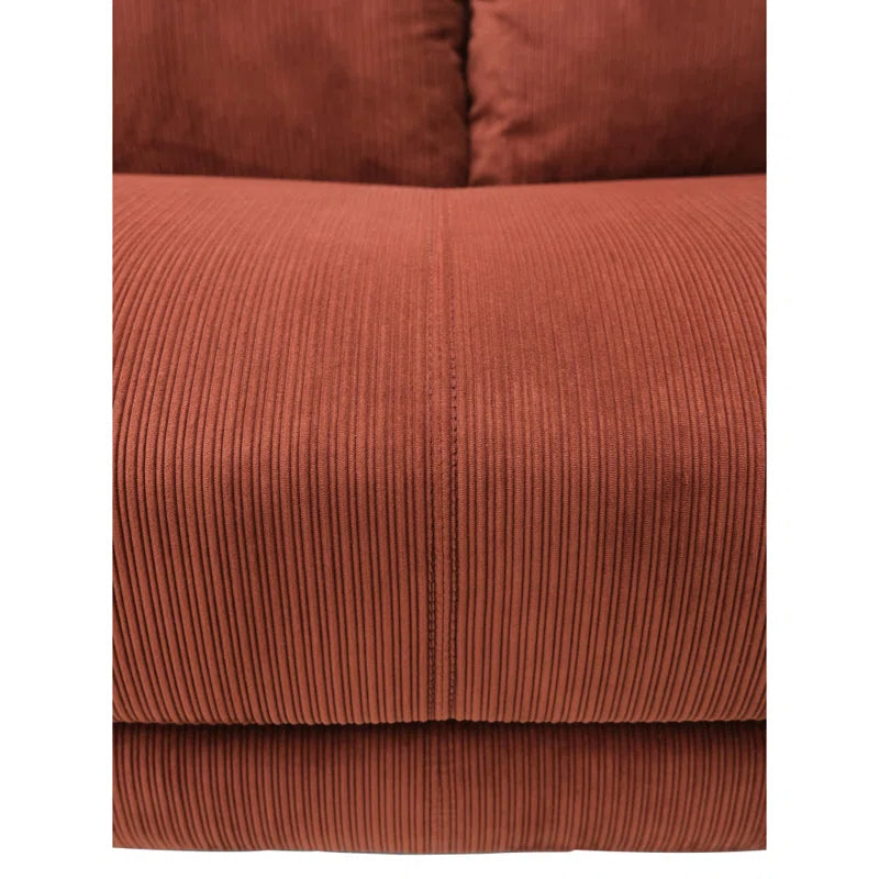 Drews 57.9'' Upholstered Loveseat | Corduroy Loveseat 