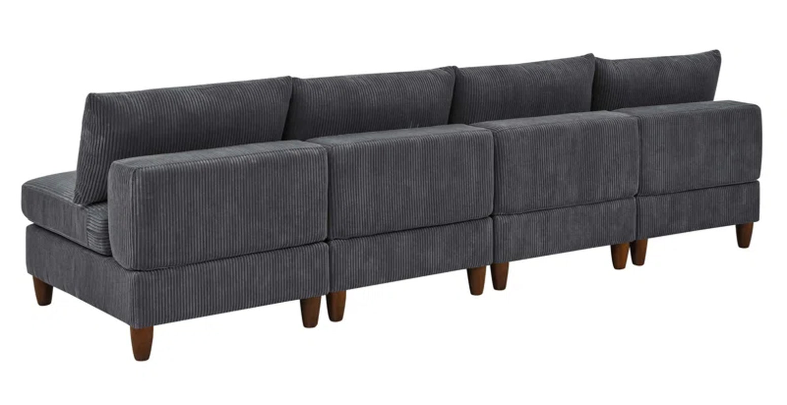 Gigantia 118'' Large Oversized Corduroy Sofa Sofa