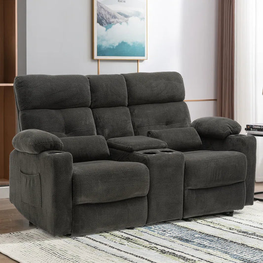 Boyana 68.9'' Upholstered Reclining Corduroy Loveseat