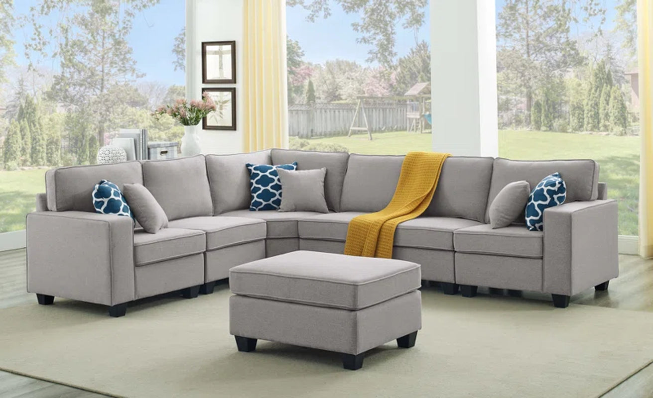 Samual 7 - Piece Upholstered Sectional