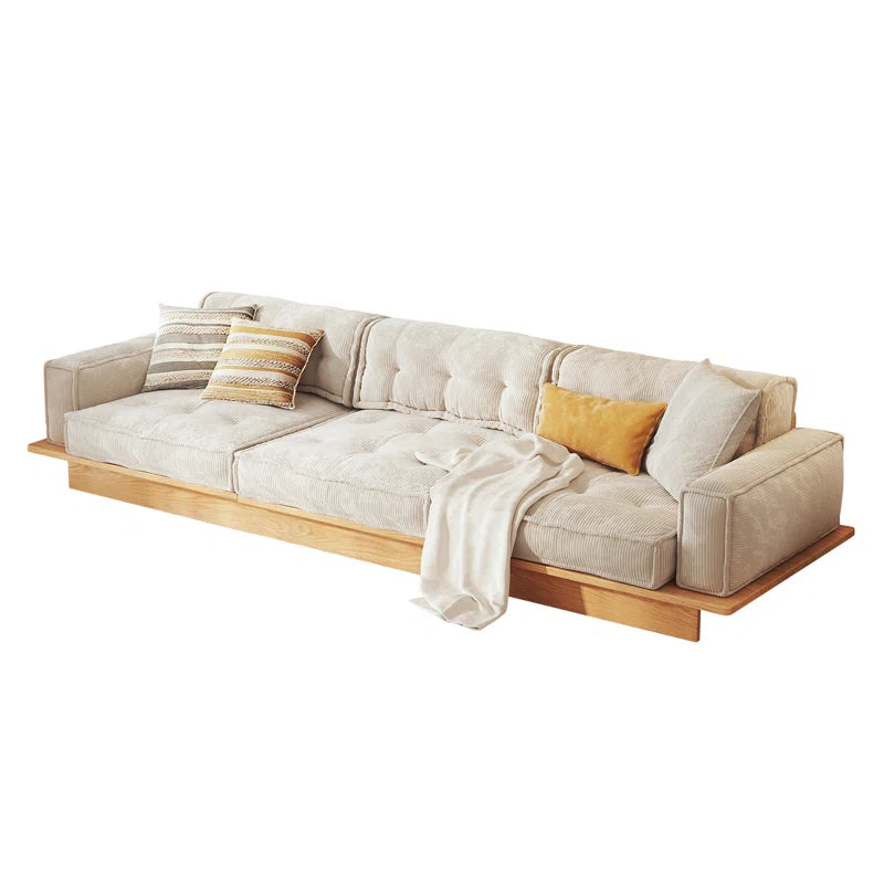 Family Style 104.3'' Large Oversized Corduroy Couch