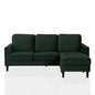 Strummer Enchanted Forest Green Corduroy Couch