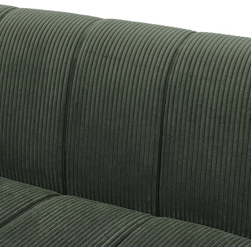 Merriex 90'' Upholstered Sofa Corduroy Couch