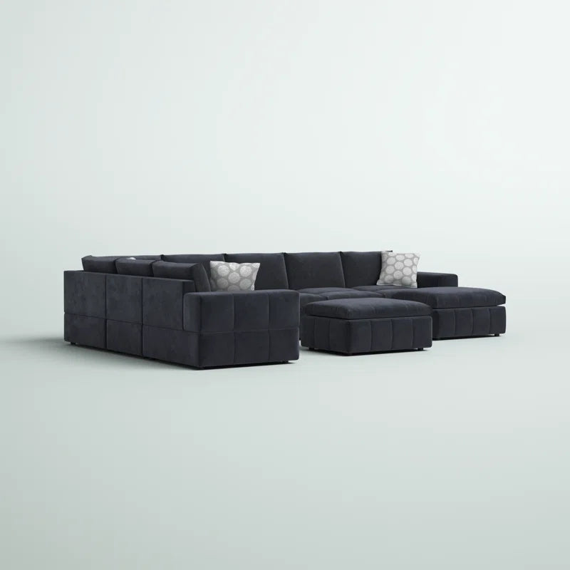 Stratosphere 9 - Piece Contemporary Modular Sectional