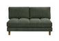 Greek 57'' Upholstered Corduroy Loveseat