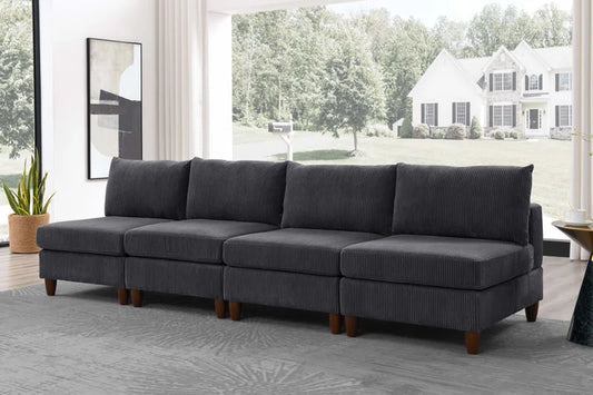 Gigantia 118'' Large Oversized Corduroy Sofa Sofa