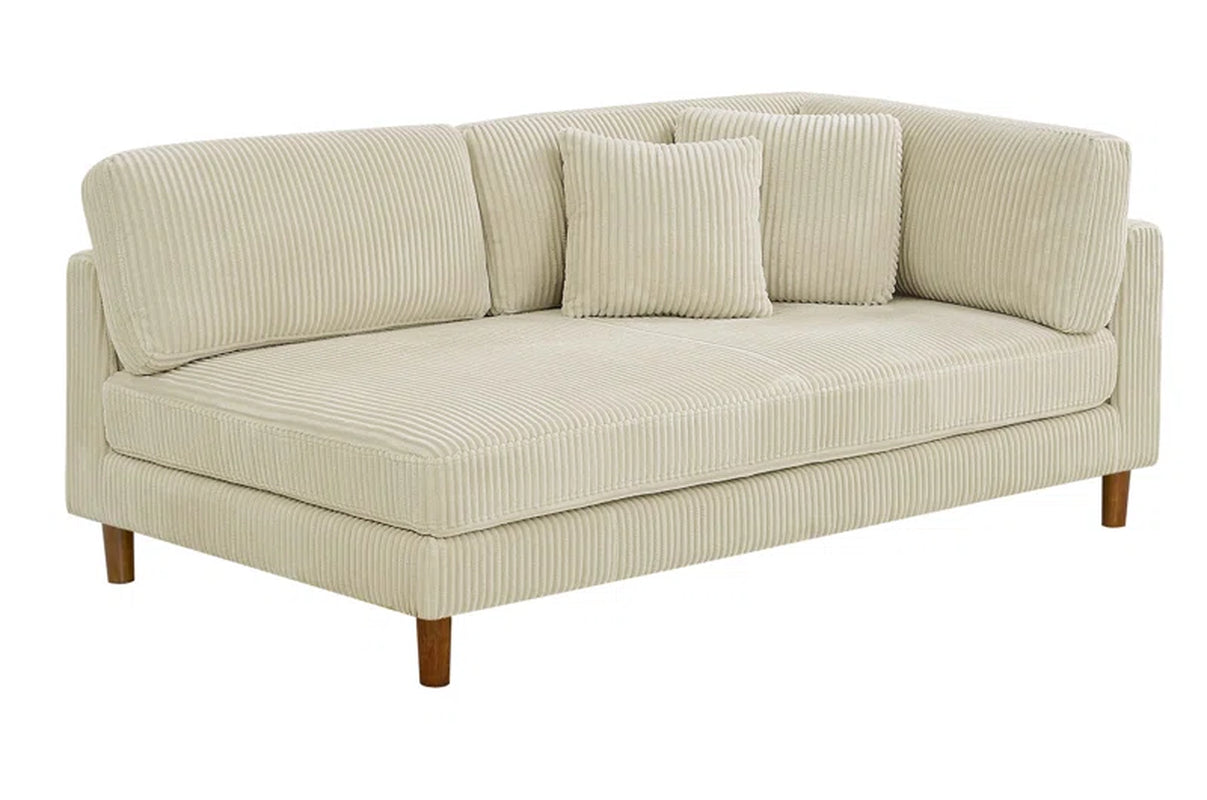 Ageet Serenity 76.5'' Upholstered Sofa Corduroy Couch