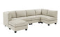 Mystique Lounge 6-Piece Upholstered Sectional by Roeder