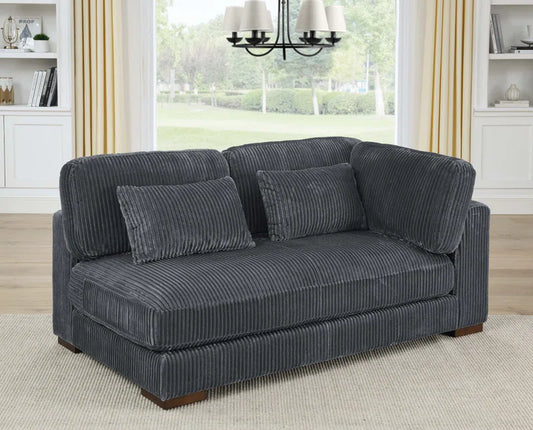 Atlantis Upholstered Corduroy Loveseat