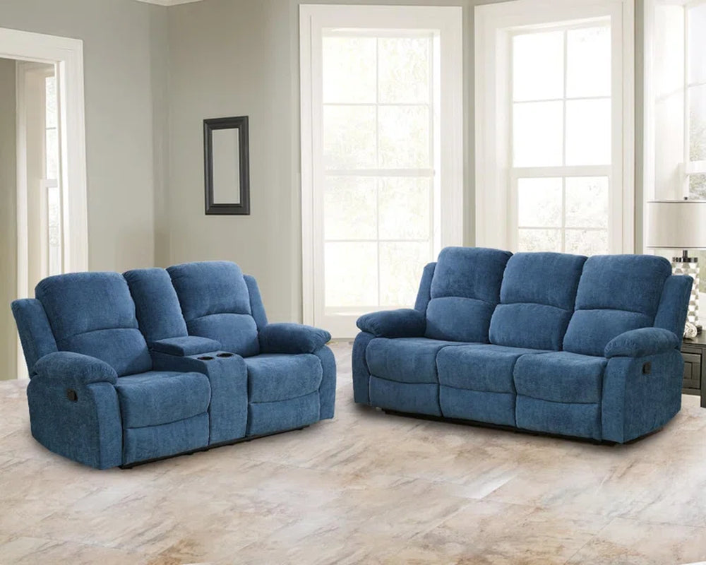 Ridgeline Mountain Majesty 2-Piece Reclining Corduroy Couch Set