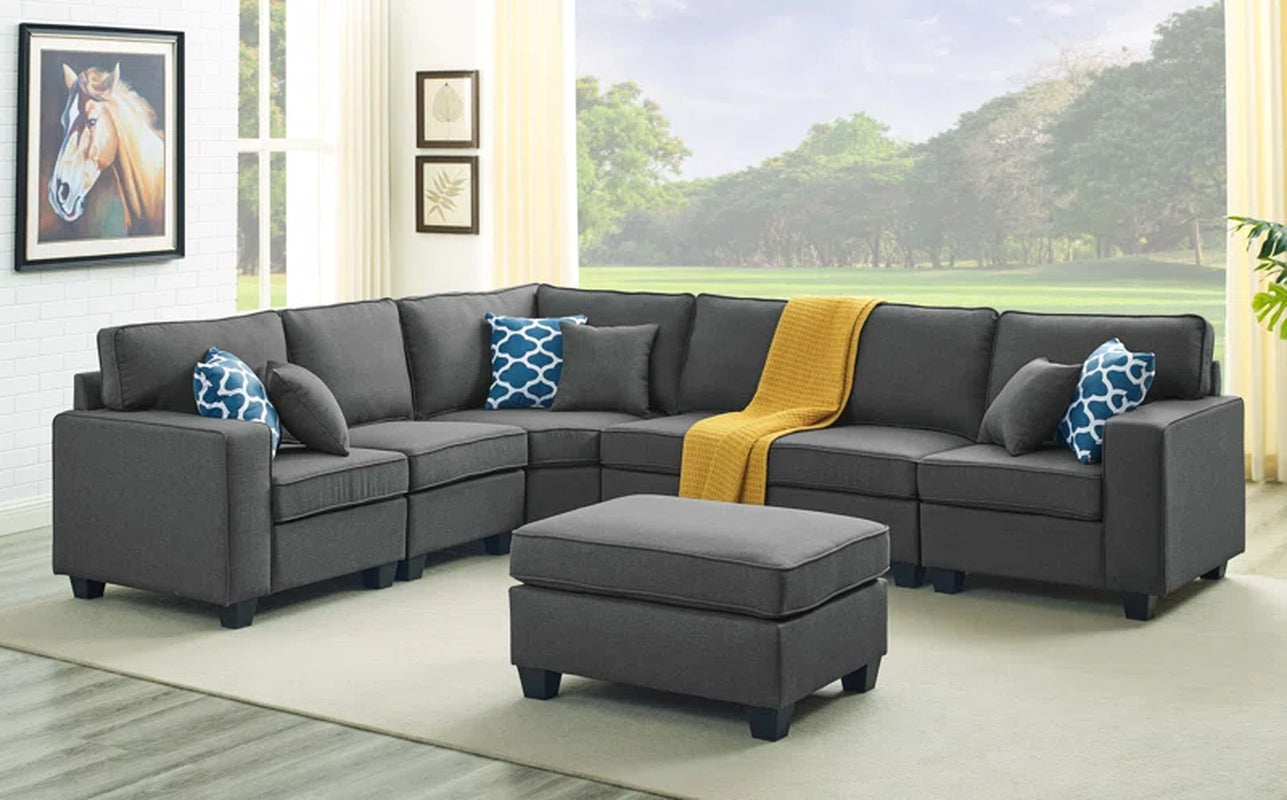 Samual 7 - Piece Upholstered Sectional