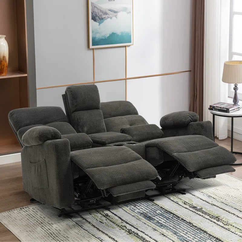 Boyana 68.9'' Upholstered Reclining Corduroy Loveseat