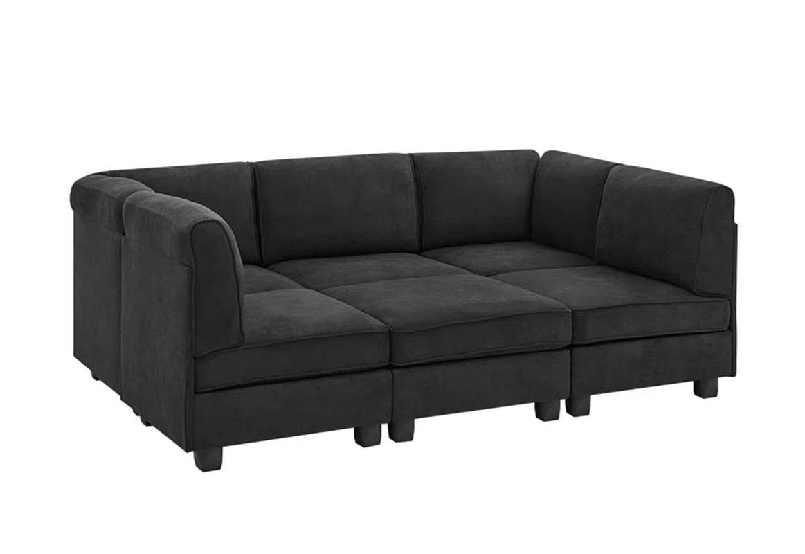 Mystique Lounge 6-Piece Upholstered Sectional by Roeder