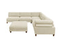 Harbor Luxe 6 - Piece Corduroy Sectional