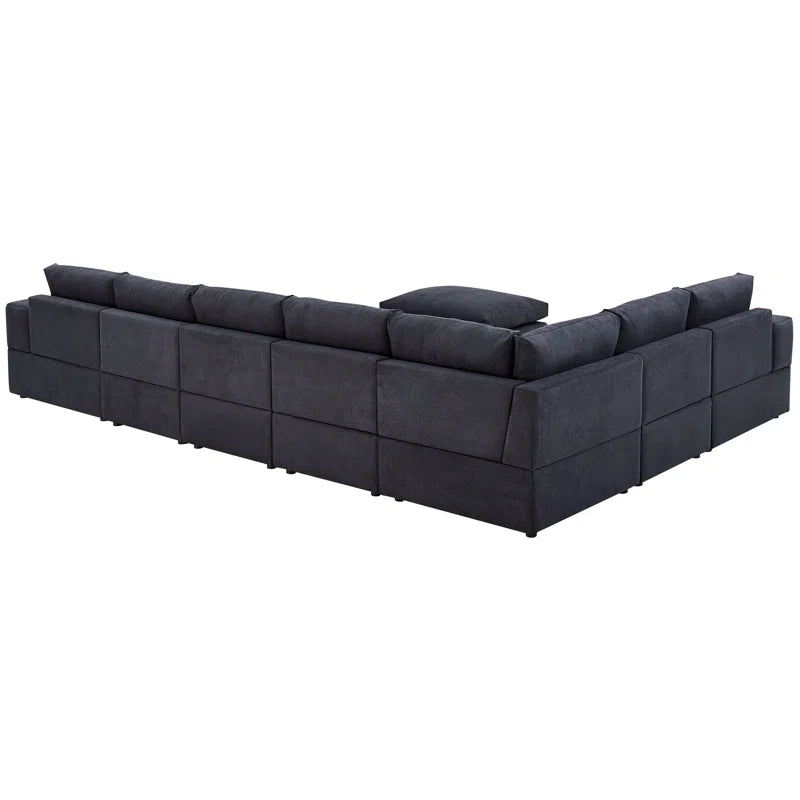 Stratosphere 9 - Piece Contemporary Modular Sectional