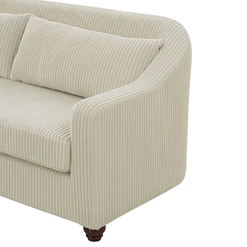 Virelle 79.5'' Upholstered Corduroy Couch