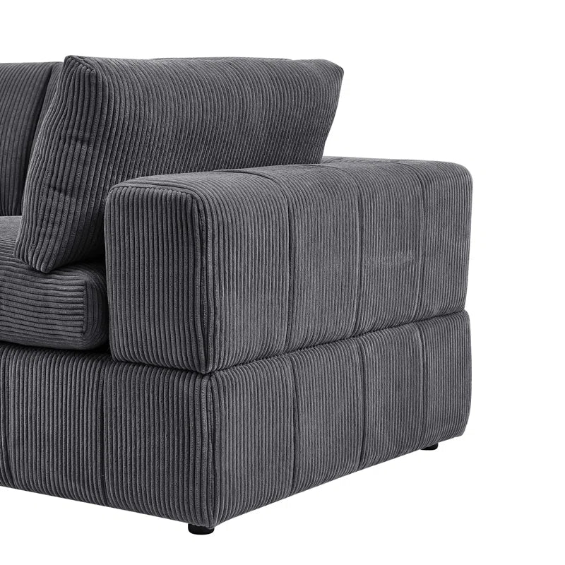 Aphrodite 79'' Upholstered Loveseat | Corduroy Loveseat