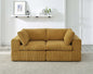 Aphrodite 79'' Upholstered Loveseat | Corduroy Loveseat