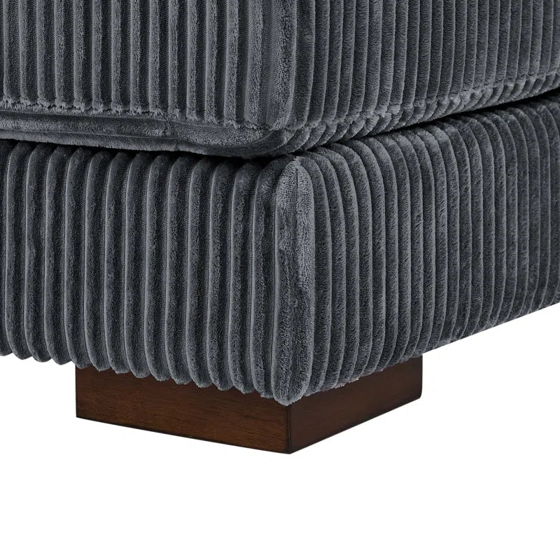 Atlantis Upholstered Corduroy Loveseat