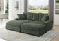 Arzuaga Majestic Retreat 4 - Piece Upholstered Sectional Corduroy Couch