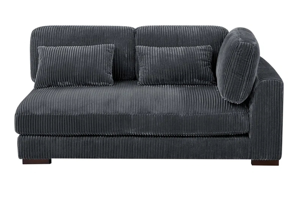 Atlantis Upholstered Corduroy Loveseat