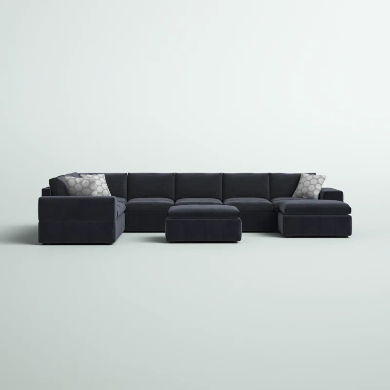 Stratosphere 9 - Piece Contemporary Modular Sectional