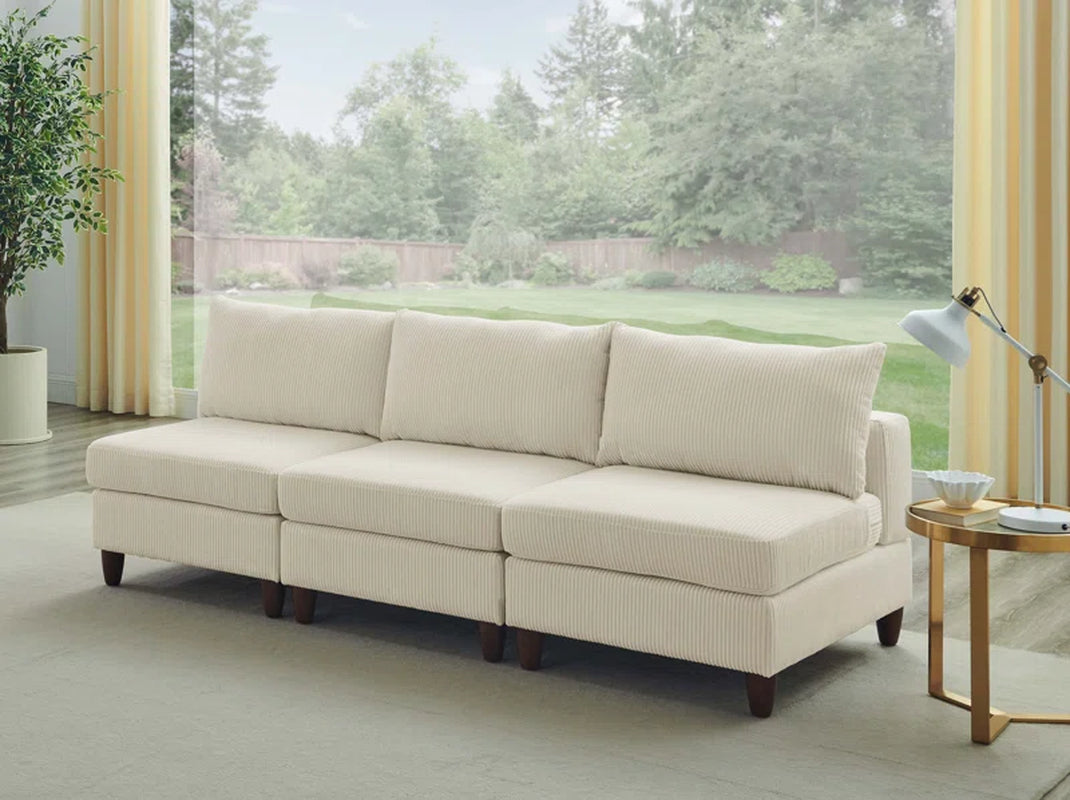 Harmonie 88.5'' Corduroy Couch